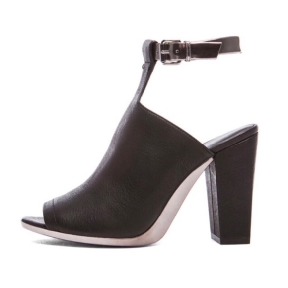 3.1 Phillip Lim Shoes - 3.1 Phillip Lim Vincent Metallic Ankle Strap Mules
